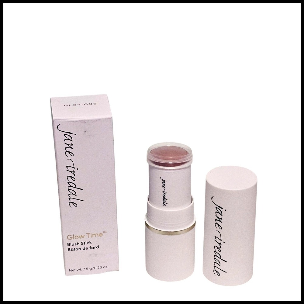 Jane Iredale Glow Time Blush Stick Glorious Cream Blush Makeup 0.26oz